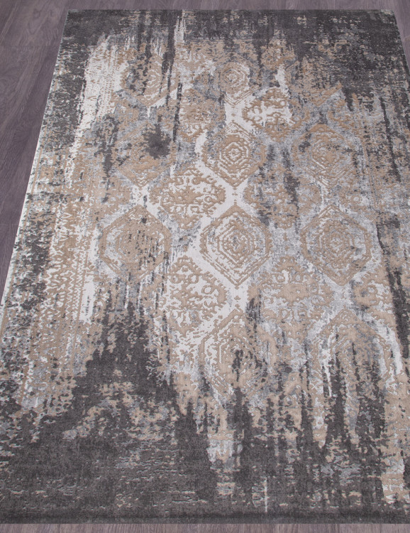 Ковер 34762 - 957 GREY / BEIGE - Прямоугольник - коллекция GRAND