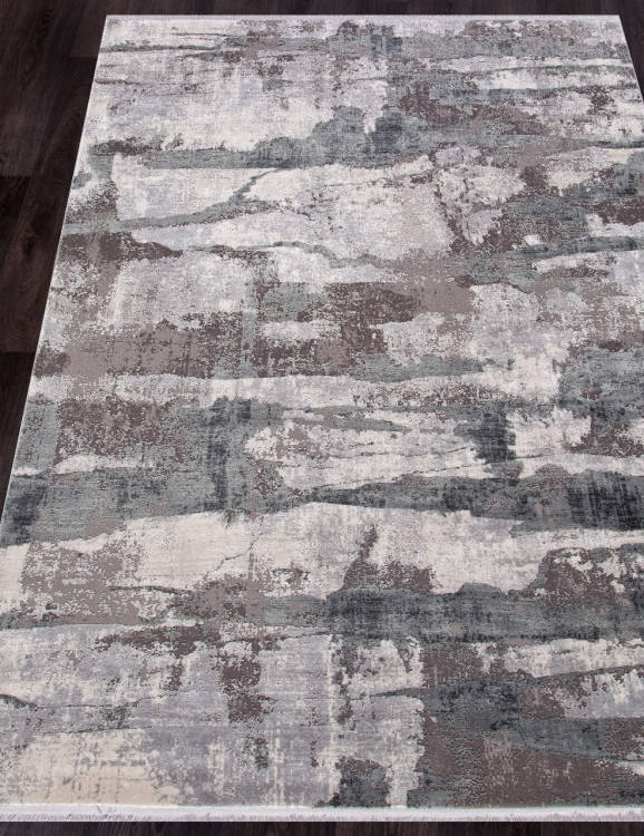 M412A - CREAM / D.GRAY Ковер M412A - CREAM / D.GRAY - Прямоугольник - коллекция OLIMPOS