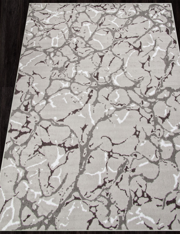 Ковер F389 - GRAY - Прямоугольник - коллекция SILVER