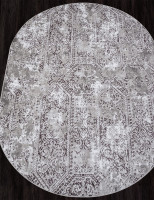 Ковер F390 - GRAY - Овал - коллекция SILVER