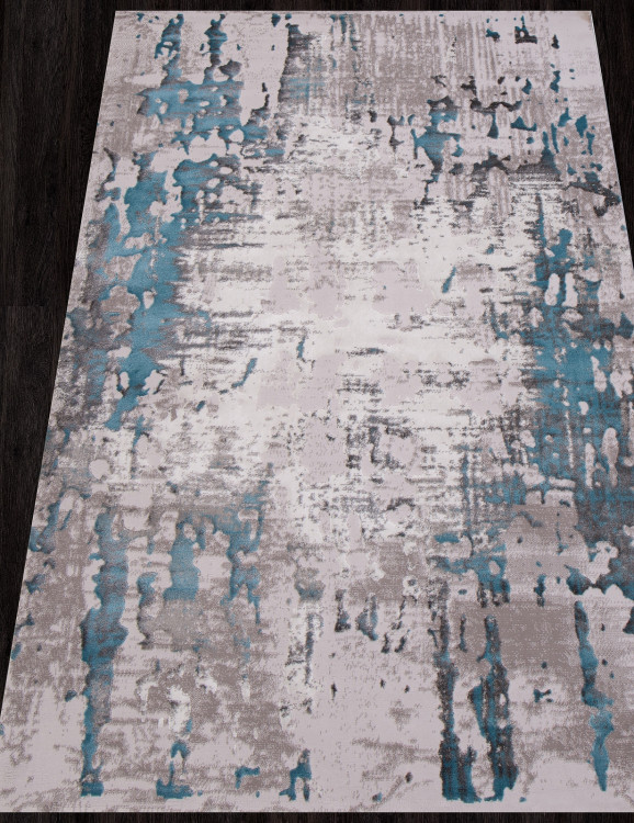 0101TA - GREY / L.BLUE Ковер 0101TA - GREY / L.BLUE - Прямоугольник - коллекция TEMPO