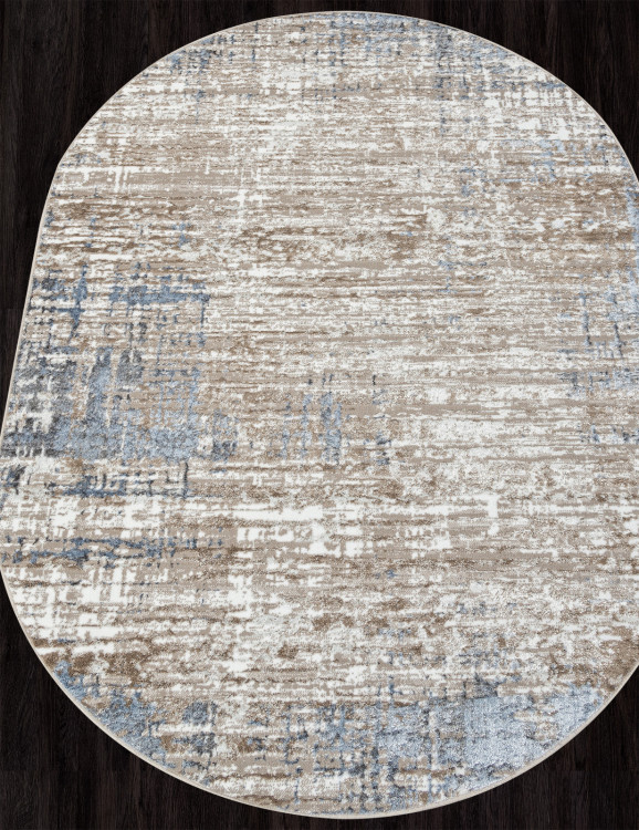 01629A - L.BLUE / BEIGE Ковер 01629A - L.BLUE / BEIGE - Овал - коллекция PARADIZE