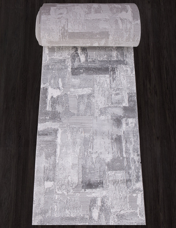 03758A - GREY / GREY Ковровая дорожка 03758A - GREY / GREY - коллекция ARMINA