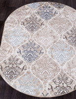 Ковер d310 - CREAM-BROWN - Овал - коллекция VALENCIA DELUXE
