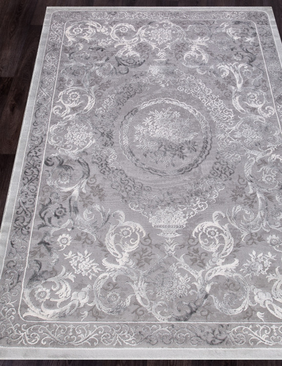 03760A - GREY / GREY Ковер 03760A - GREY / GREY - Прямоугольник - коллекция ARMINA