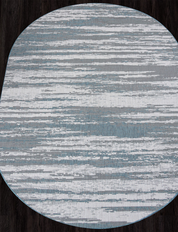 S143 - BLUE Ковер S143 - BLUE - Овал - коллекция KAIR