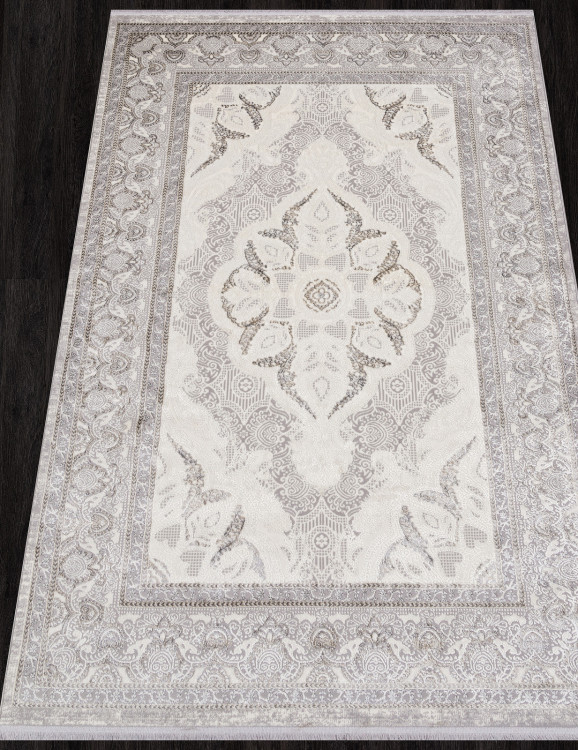 07540A - GREY FDY / CREAM HB Ковер 07540A - GREY FDY / CREAM HB - Прямоугольник - коллекция ASADU