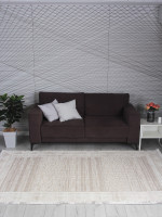 Ковер 9247A - S.BEIGE / P.WHITE - Прямоугольник - коллекция AMELI