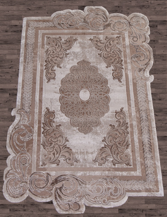 00856A - BROWN / BROWN Ковер 00856A - BROWN / BROWN - Прямоугольник - коллекция SAFIR