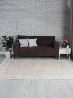 Ковер 9256A - S.BEIGE / P.WHITE - Прямоугольник - коллекция AMELI