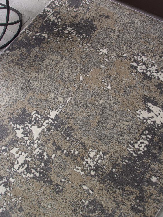 D996 - CREAM-GRAY Ковер D996 - CREAM-GRAY - Прямоугольник - коллекция ATLANTIS