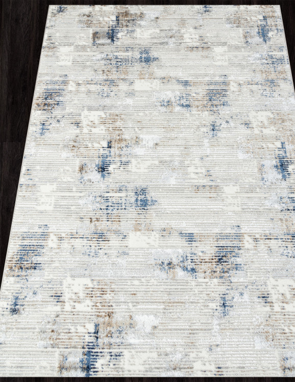 Ковер DA492 - 635 CREAM / NAVY - Прямоугольник - коллекция ANTEP
