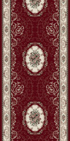 Ковровая дорожка D066 - RED - коллекция COLIZEY