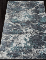 Ковер 02463H - BLUE / GREY - Прямоугольник - коллекция SAFARI
