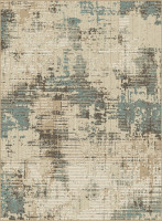 Ковер G230 - BEIGE-BLUE - Прямоугольник - коллекция DONA