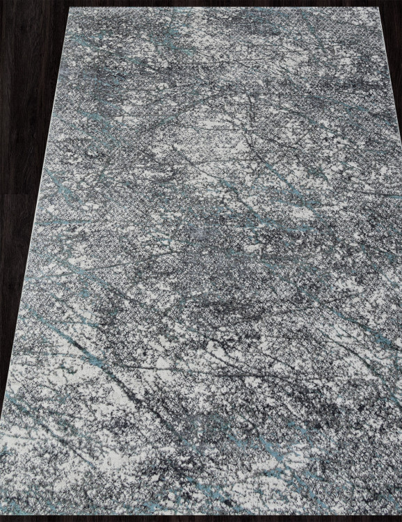 Ковер 02474H - BLUE / GREY - Прямоугольник - коллекция SAFARI