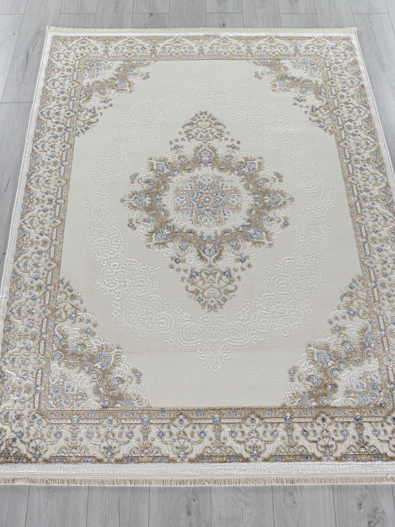Ковер 27236A - CREAM / NAVY - Прямоугольник - коллекция MOSSO