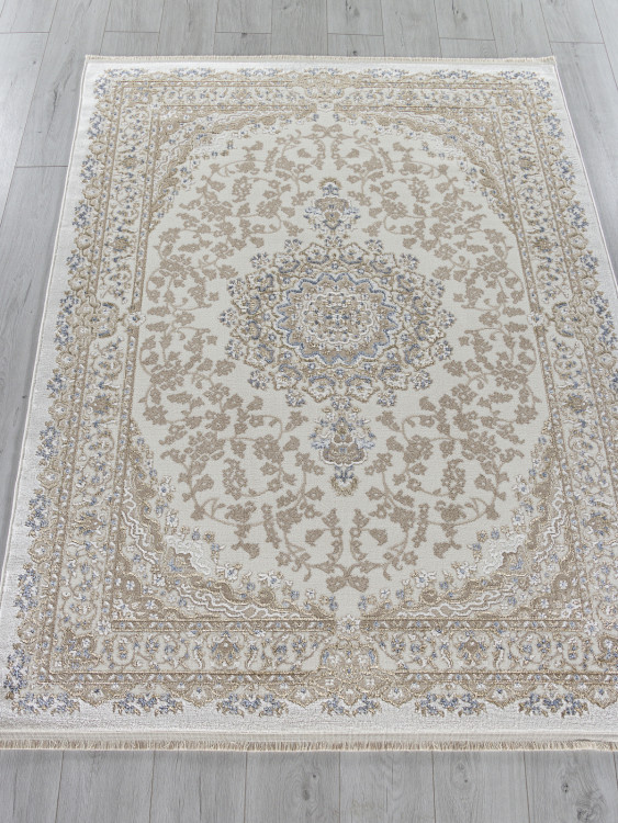 27239 - CREAM / BLUE Ковер 27239 - CREAM / BLUE - Прямоугольник - коллекция MOSSO