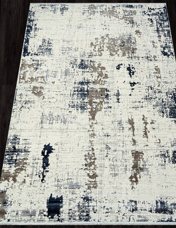 Ковер N2023A - CREAM / D.BLUE - Прямоугольник - коллекция POMPEI