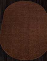 Ковер T600 - BROWN - Овал - коллекция LANA