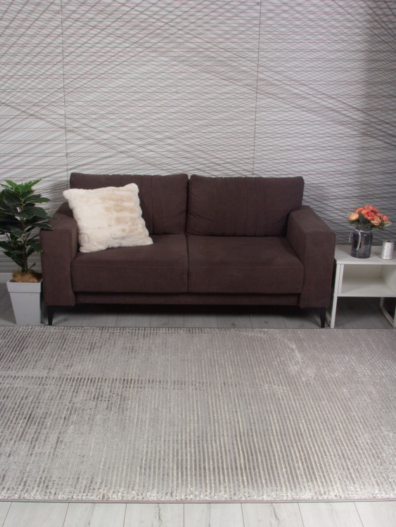 9572G - GREY / GREY Ковер 9572G - GREY / GREY - Прямоугольник - коллекция LORA