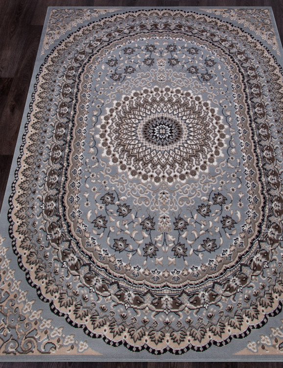 D504 - BLUE-BROWN 2 Ковер D504 - BLUE-BROWN 2 - Прямоугольник - коллекция SIERRA
